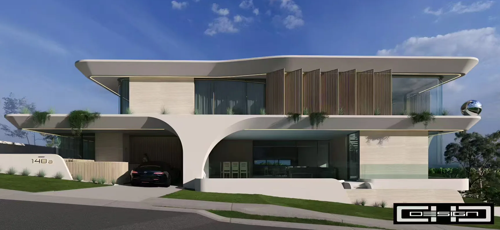 Architectural visualisation of a residence in Tennyson Point
