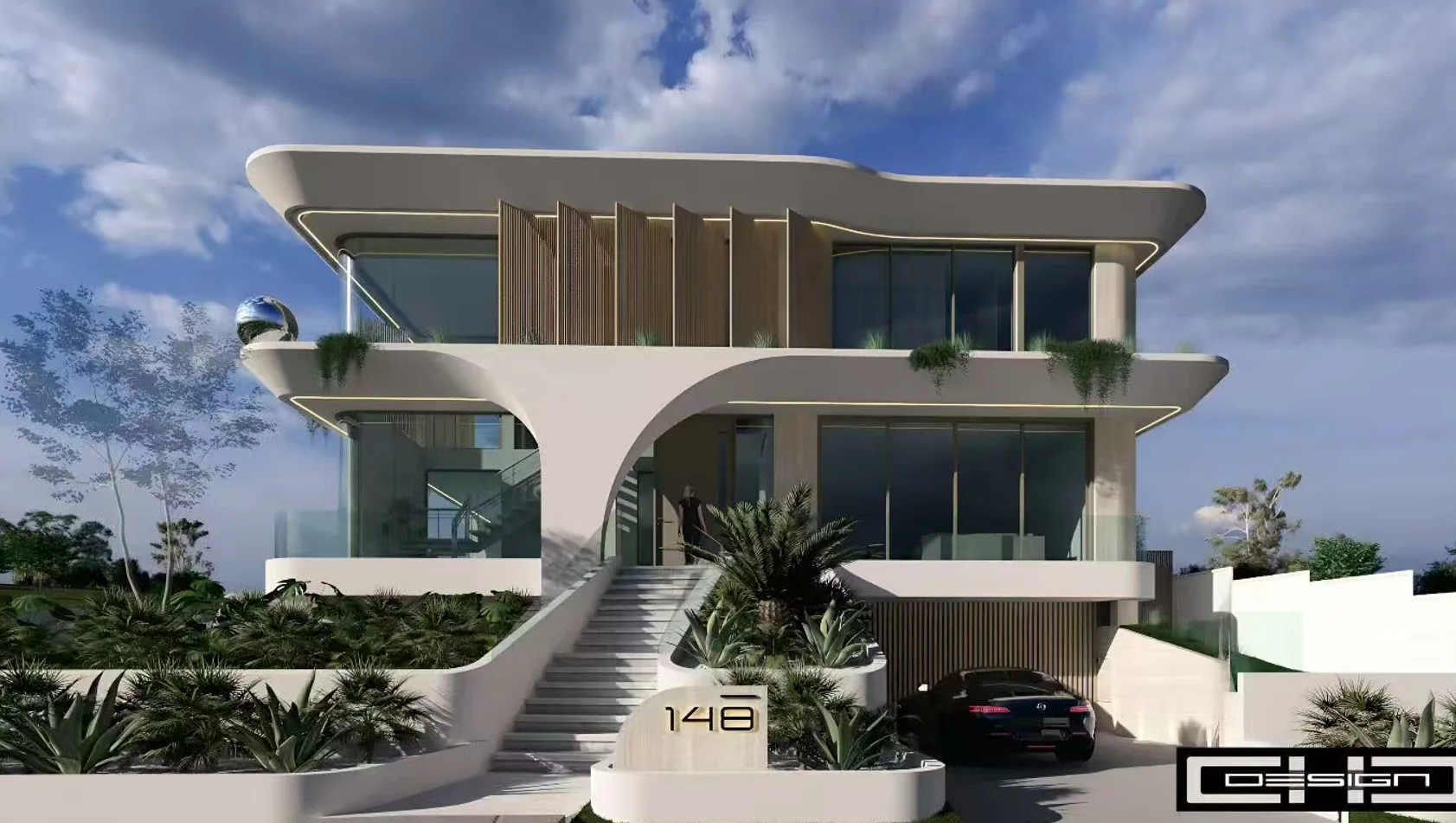 Architectural visualisation of a residence in Tennyson Point
